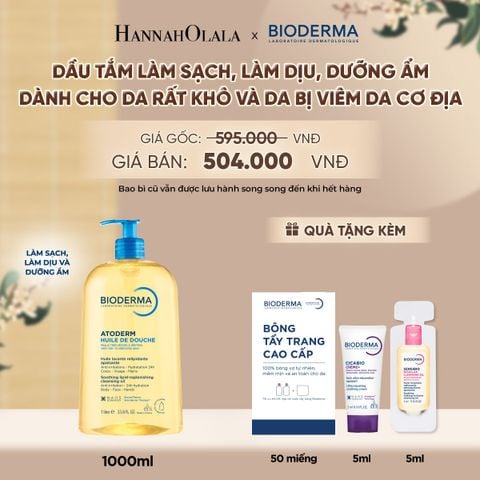  DẦU TẮM LÀM SẠCH, LÀM DỊU, DƯỠNG ẨM DÀNH CHO DA RẤT KHÔ VÀ DA BỊ VIÊM DA CƠ ĐỊA - A316 
