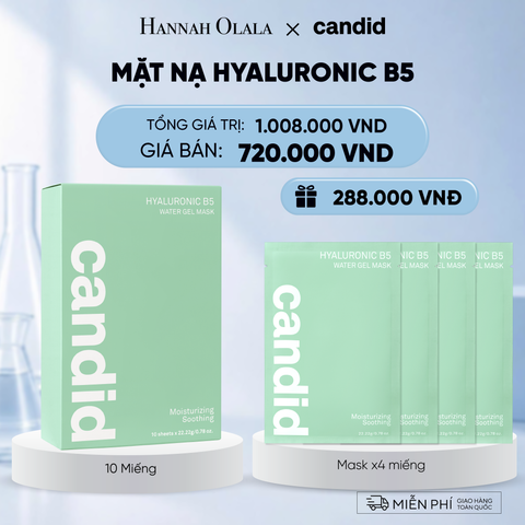  HỘP 10 MIẾNG MẶT NẠ CẤP ẨM B5 DEAL 12: 