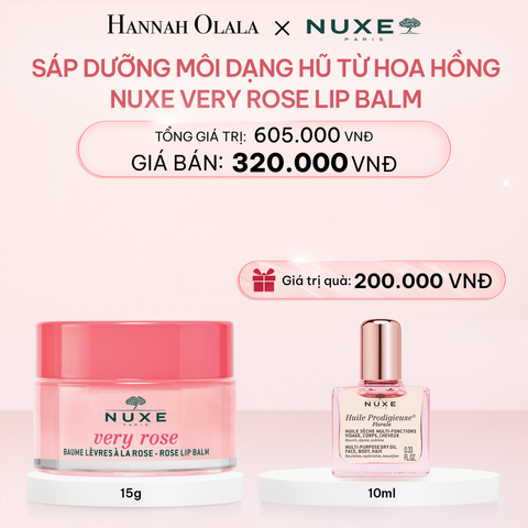  E146_DEAL 6: SÁP DƯỠNG MÔI NUXE LIP BALM 15G (HOA HỒNG) 