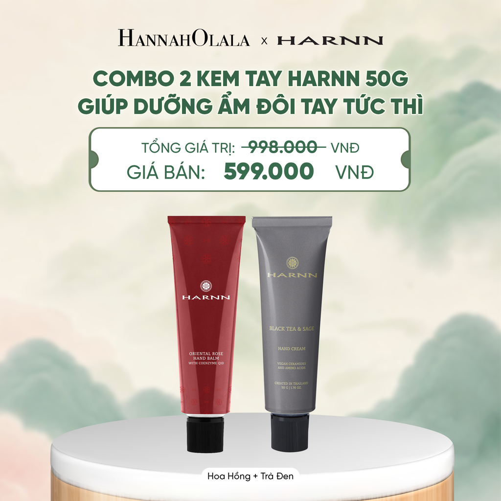  COMBO 2 KEM TAY HARNN 50G GIÚP DƯỠNG ẨM ĐÔI TAY TỨC THÌ - A4062 