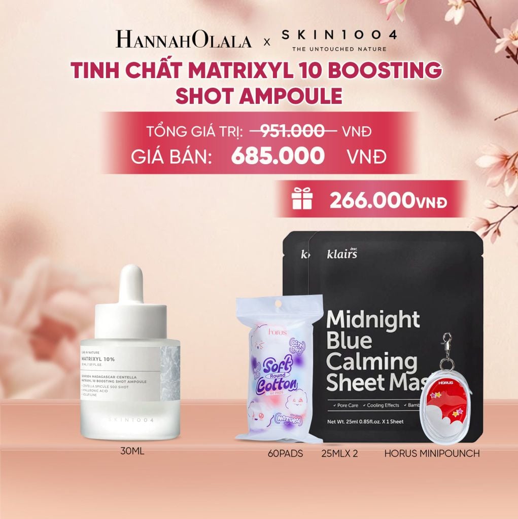  NEW SKU SKIN1004 TINH CHẤT MADAGASCAR CENTELLA MATRIXYL 10 BOOSTING SHOT AMPOULE 30ML (IP04) - A512 