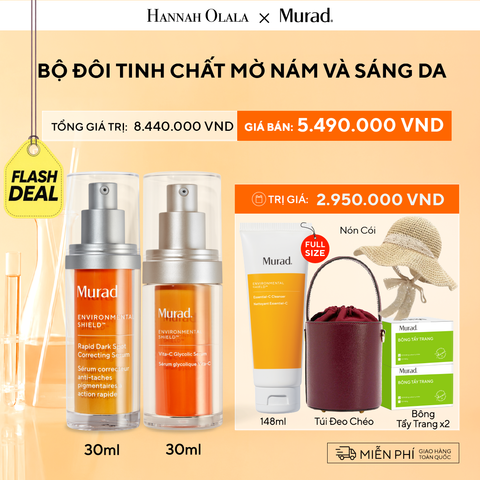  [FLASH DEAL] BỘ ĐÔI TINH CHẤT MỜ NÁM VÀ SÁNG DA DEAL 16: 