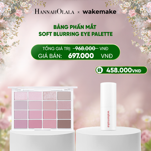  DEAL 7: WAKEMAKE BẢNG PHẤN MẮT SOFT BLURRING EYE PALETTE 14G 