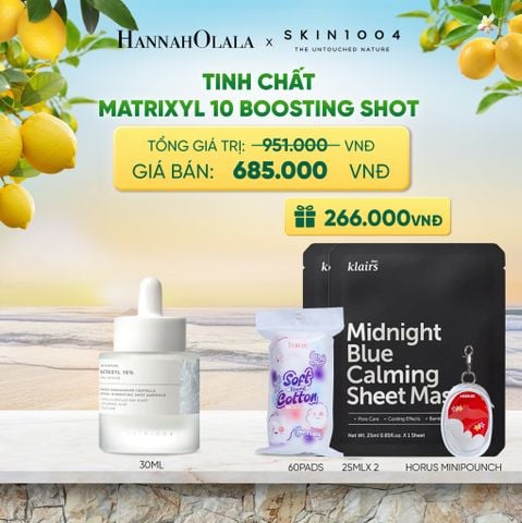  NEW SKU SKIN1004 TINH CHẤT MADAGASCAR CENTELLA MATRIXYL 10 BOOSTING SHOT AMPOULE 30ML (IP04) - A375 