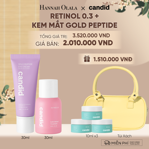  RETINOL 0.3% & GOLD PEPTIDE EYE CREAM DEAL 12: - A219 