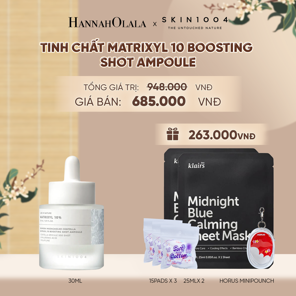  SKIN1004 TINH CHẤT MADAGASCAR CENTELLA MATRIXYL 10 BOOSTING SHOT AMPOULE 30ML (IP04) - A1102 