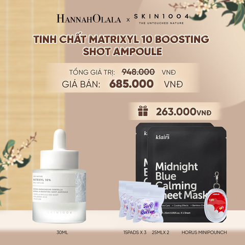  SKIN1004 TINH CHẤT MADAGASCAR CENTELLA MATRIXYL 10 BOOSTING SHOT AMPOULE 30ML (IP04) - A1102 