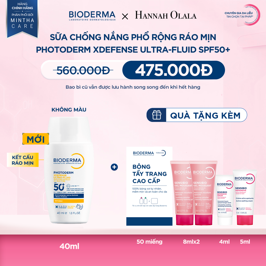  SỮA CHỐNG NẮNG PHỔ RỘNG RÁO MỊN, BẢO VỆ DA TOÀN DIỆN SPF50+ PA++++ (CHỌN MÀU) - M13 