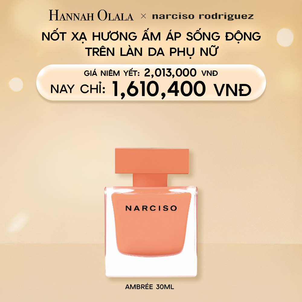  E21_DEAL 12.1: NƯỚC HOA NỮ NARCISO RODRIGUEZ NARCISO EAU DE PARFUM AMBRÉE 30ML 