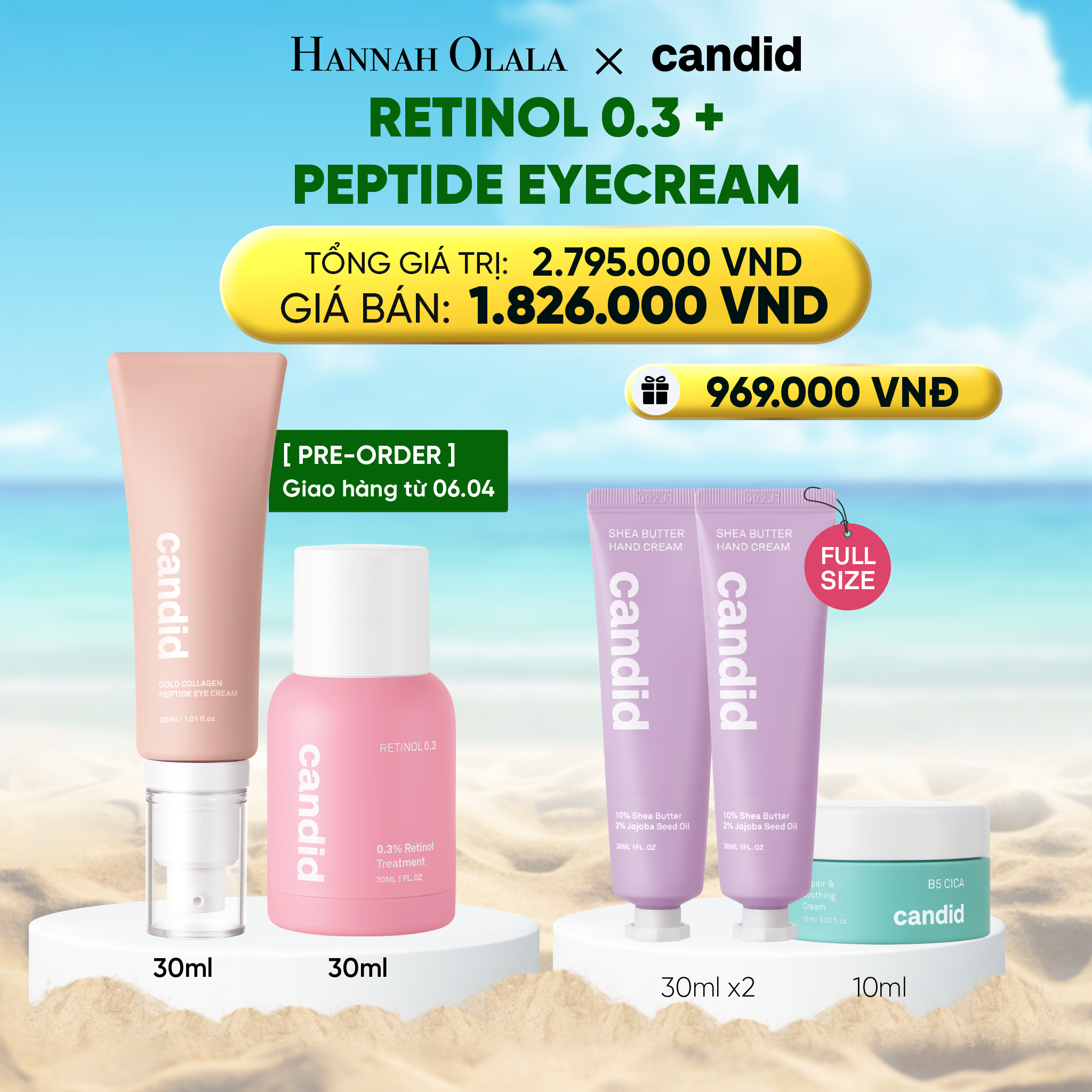 Kem Dưỡng Mắt L'Oréal Retinol 0.3% & Peptide