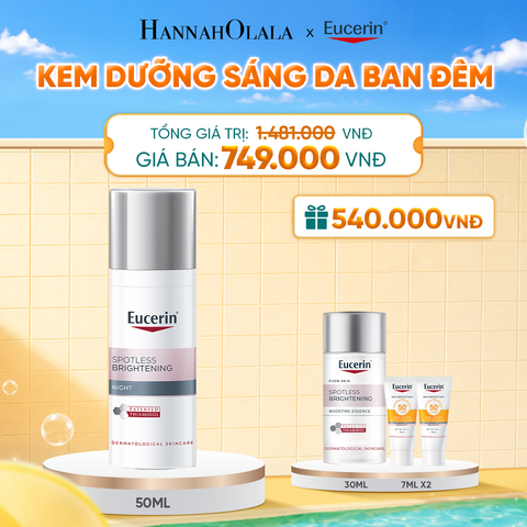  KEM DƯỠNG ĐÊM GIẢM THÂM NÁM & SÁNG DA EUCERIN SPOTLESS BRIGHTENING 50ML 