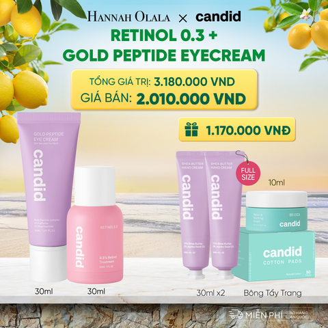  RETINOL 0.3% & GOLD PEPTIDE EYE CREAM DEAL 12: - A1861 