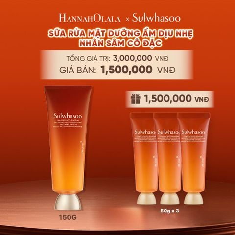  DEAL 17: SỮA RỬA MẶT SẠCH SÂU DỊU NHẸ TỪ NHÂN SÂM 150G 