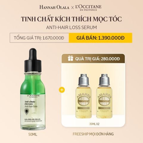  DEAL 12: TINH CHẤT KÍCH THÍCH MỌC TÓC ANTI-HAIR LOSS SERUM 50ML 