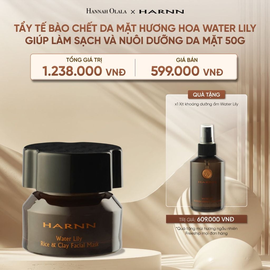  DEAL 12: TẨY TẾ BÀO CHẾT DA MẶT HƯƠNG HOA WATER LILY 50G - GIÚP LÀM SẠCH VÀ NUÔI DƯỠNG DA MẶT 