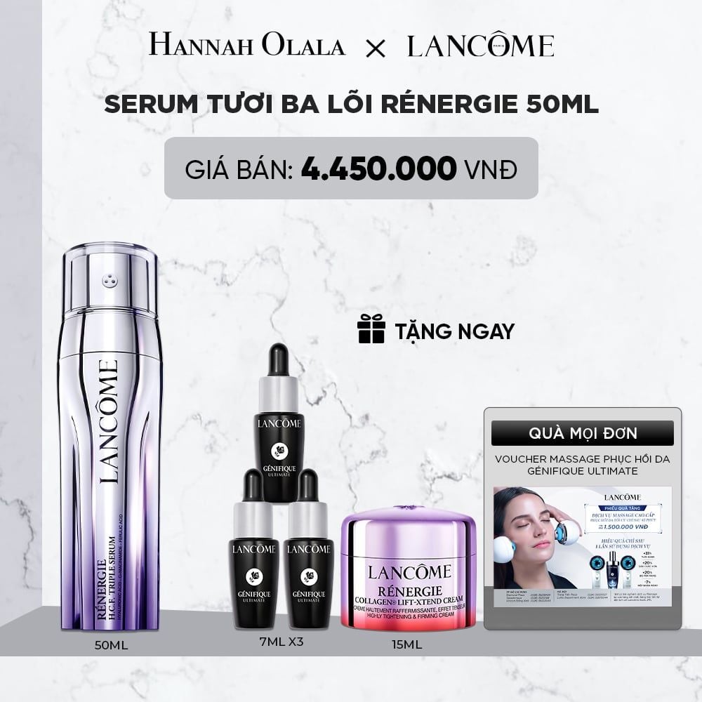  SERUM TƯƠI 3 LÕI RÉNERGIE H.C.F TRIPLE 50ML 