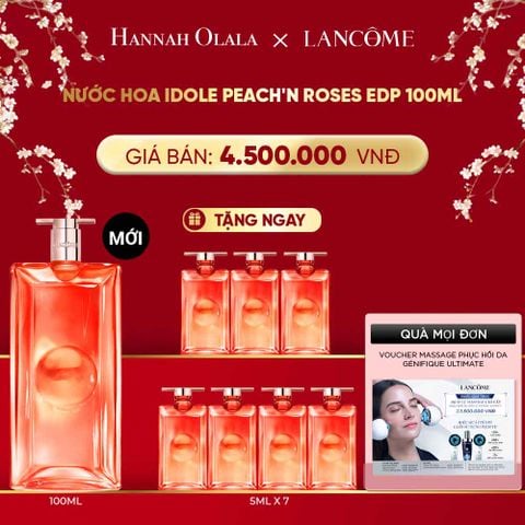  DEAL 10: NƯỚC HOA IDOLE PEACH'N ROSES 100ML ( MỚI ) 