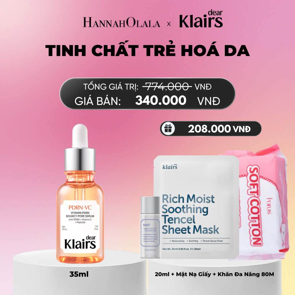  DEAR KLAIRS TINH CHẤT VITAMIN PDRN BOUNCY PORE SERUM 35 ML_A1856 