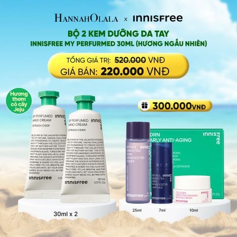  A1073_DEAL 9: BỘ 2 KEM DƯỠNG DA TAY INNISFREE MY PERFURMED 30ML (HƯƠNG NGẪU NHIÊN) 