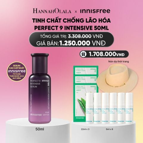  TINH CHẤT NGĂN NGỪA LÃO HÓA INNISFREE PERFECT 9 INTENSIVE SERUM 50ML_A1420 