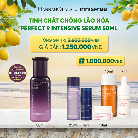  TINH CHẤT NGĂN NGỪA LÃO HÓA INNISFREE PERFECT 9 INTENSIVE SERUM 50ML 