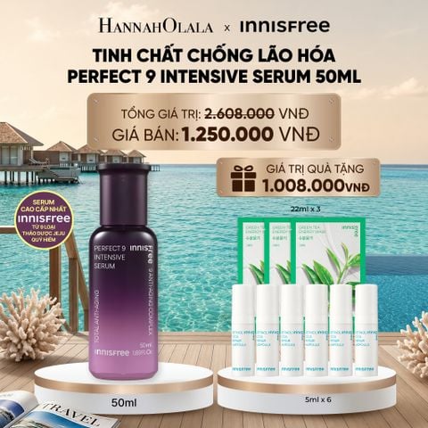  TINH CHẤT NGĂN NGỪA LÃO HÓA INNISFREE PERFECT 9 INTENSIVE SERUM 50ML_ D930 