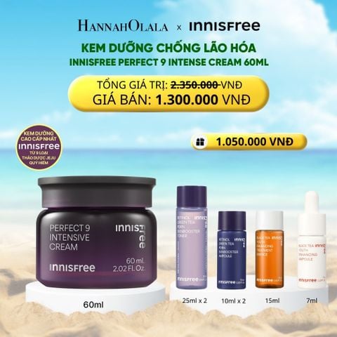  KEM DƯỠNG CHỐNG LÃO HÓA INNISFREE PERFECT 9 INTENSIVE CREAM 60 ML 