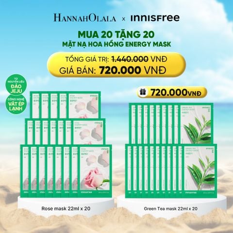  DEAL 10: 20 MẶT NẠ ENERGY MASK (GIAO NGẪU NHIÊN) 