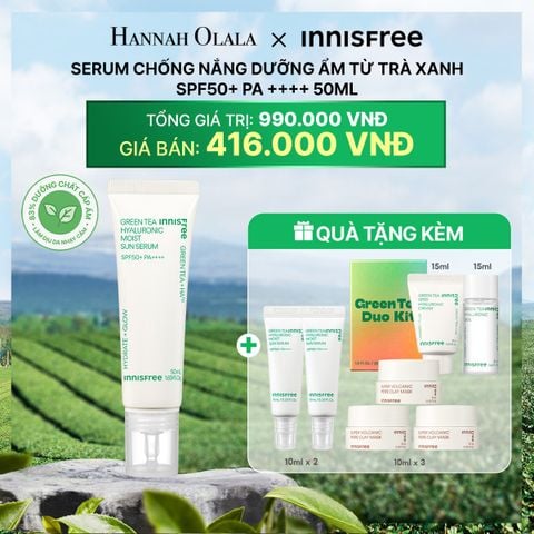  DEAL 8: SERUM CHỐNG NẮNG DƯỠNG ẨM TỪ TRÀ XANH SPF50+ PA ++++ 50ML 