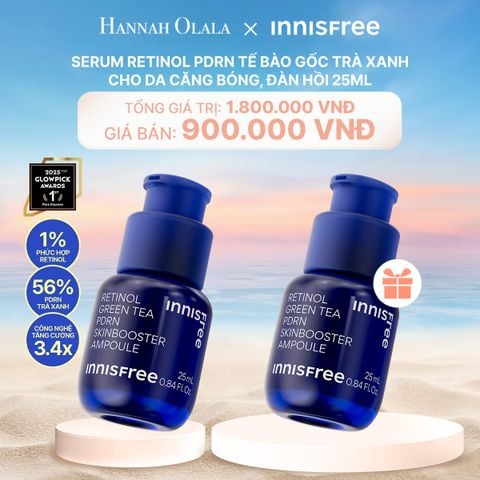  C137_DEAL 9: [MUA 1 TẶNG 1] SERUM RETINOL PDRN TẾ BÀO GỐC TRÀ XANH CHO DA CĂNG BÓNG, ĐÀN HỒI 25ML 