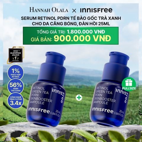  DEAL 5: [MUA 1 TẶNG 1] SERUM RETINOL PDRN TẾ BÀO GỐC TRÀ XANH CHO DA CĂNG BÓNG, ĐÀN HỒI 25ML 