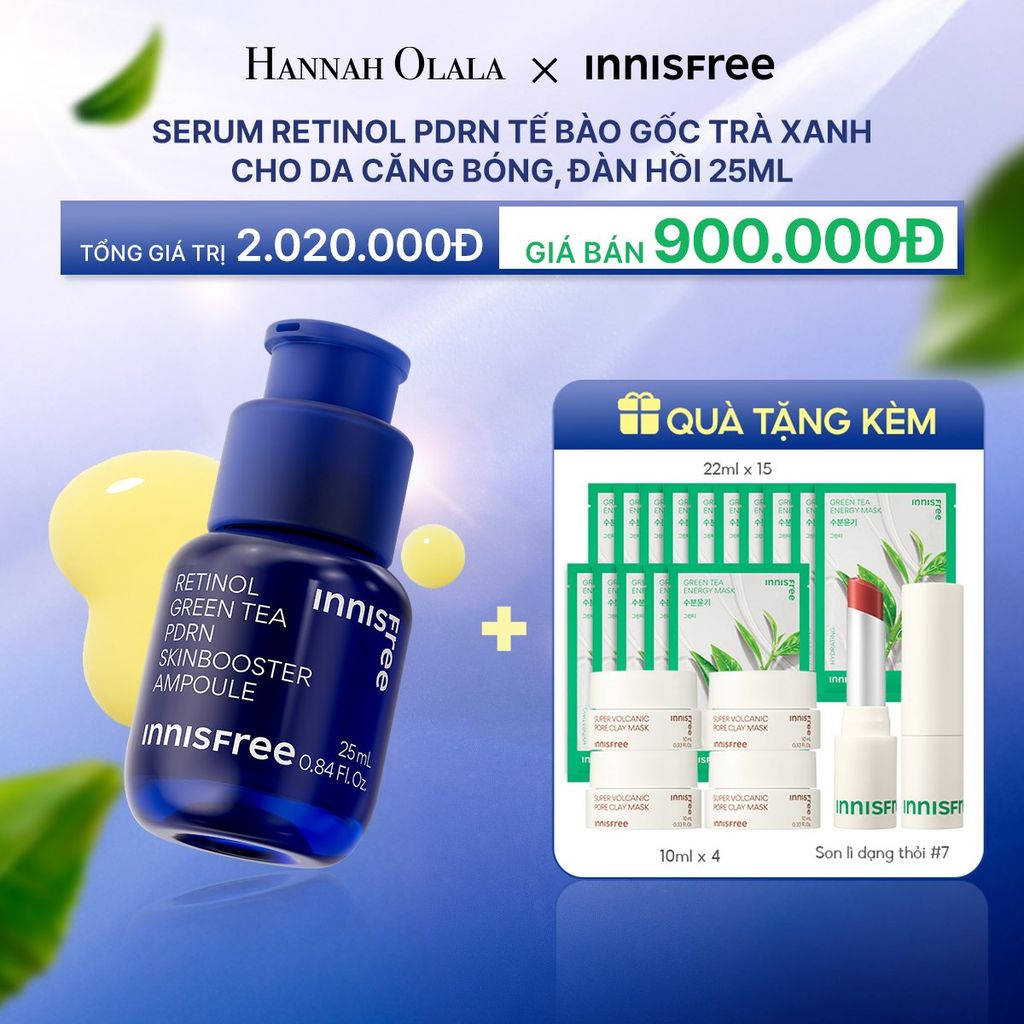 M75_DEAL 5: SERUM RETINOL PDRN TẾ BÀO GỐC TRÀ XANH CHO DA CĂNG BÓNG, ĐÀN HỒI 25ML 