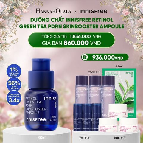  DEAL 5: SERUM RETINOL PDRN TẾ BÀO GỐC TRÀ XANH CHO DA CĂNG BÓNG, ĐÀN HỒI 25ML 