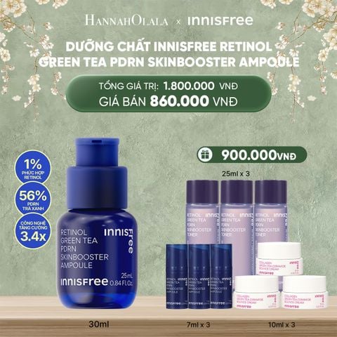  DEAL 5: SERUM RETINOL PDRN TẾ BÀO GỐC TRÀ XANH CHO DA CĂNG BÓNG, ĐÀN HỒI 25ML 