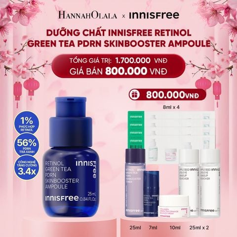  DEAL 5: SERUM RETINOL PDRN TẾ BÀO GỐC TRÀ XANH CHO DA CĂNG BÓNG, ĐÀN HỒI 25ML 