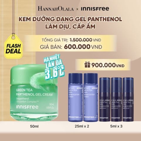  MỚI - KEM DƯỠNG DẠNG GEL INNISFREE PANTHENOL GEL CREAM LÀM DỊU CẤP ẨM CHO DA DẦU MỤN 50ML - A535 