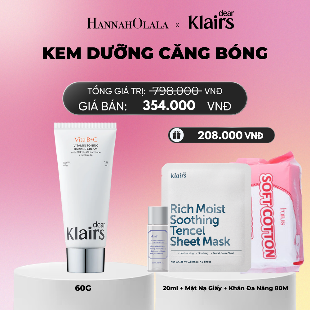  DEAR KLAIRS KEM DƯỠNG VITAMIN TONING BARRIER CREAM 60G_A1857 