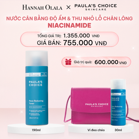 E310_DEAL 8: NƯỚC CÂN BẰNG ĐỘ ẨM VÀ ĐIỀU CHỈNH LỖ CHÂN LÔNG 190ML 
