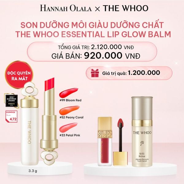  E312_DEAL 12F: NEW - SON DƯỠNG CẢI THIỆN NẾP NHĂN MÔI THE WHOO ESSENTIAL LIP GLOW BALM 