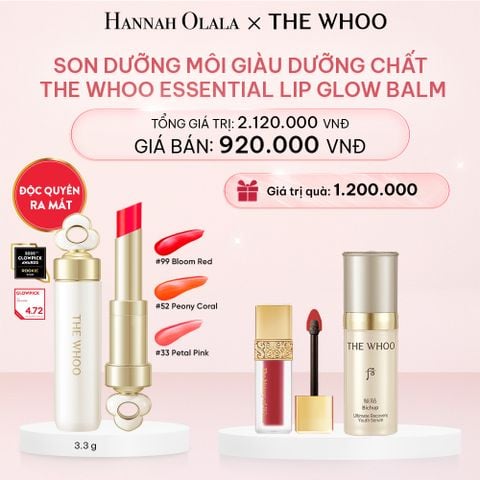  E312_DEAL 12F: NEW - SON DƯỠNG CẢI THIỆN NẾP NHĂN MÔI THE WHOO ESSENTIAL LIP GLOW BALM 