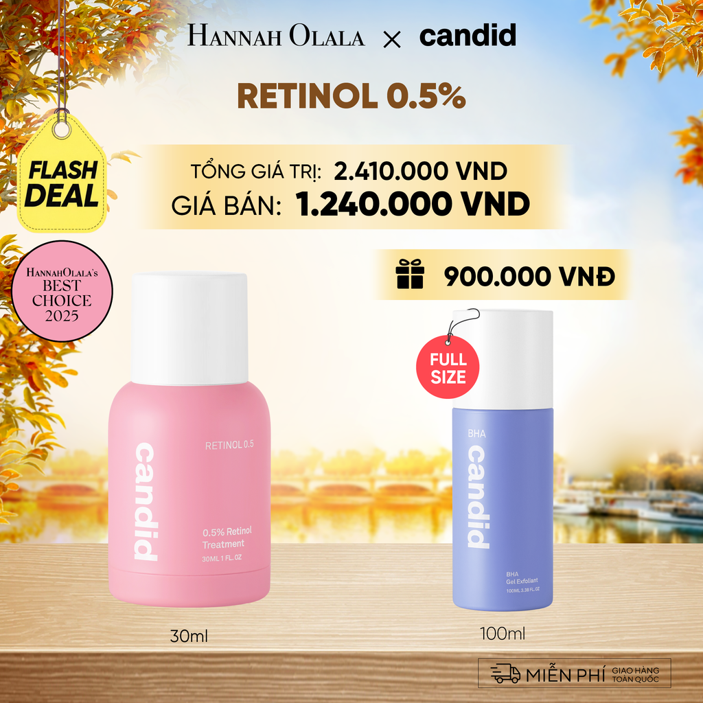  TINH CHẤT RETINOL 0.5% [FLASH DEAL 13]: - E306 