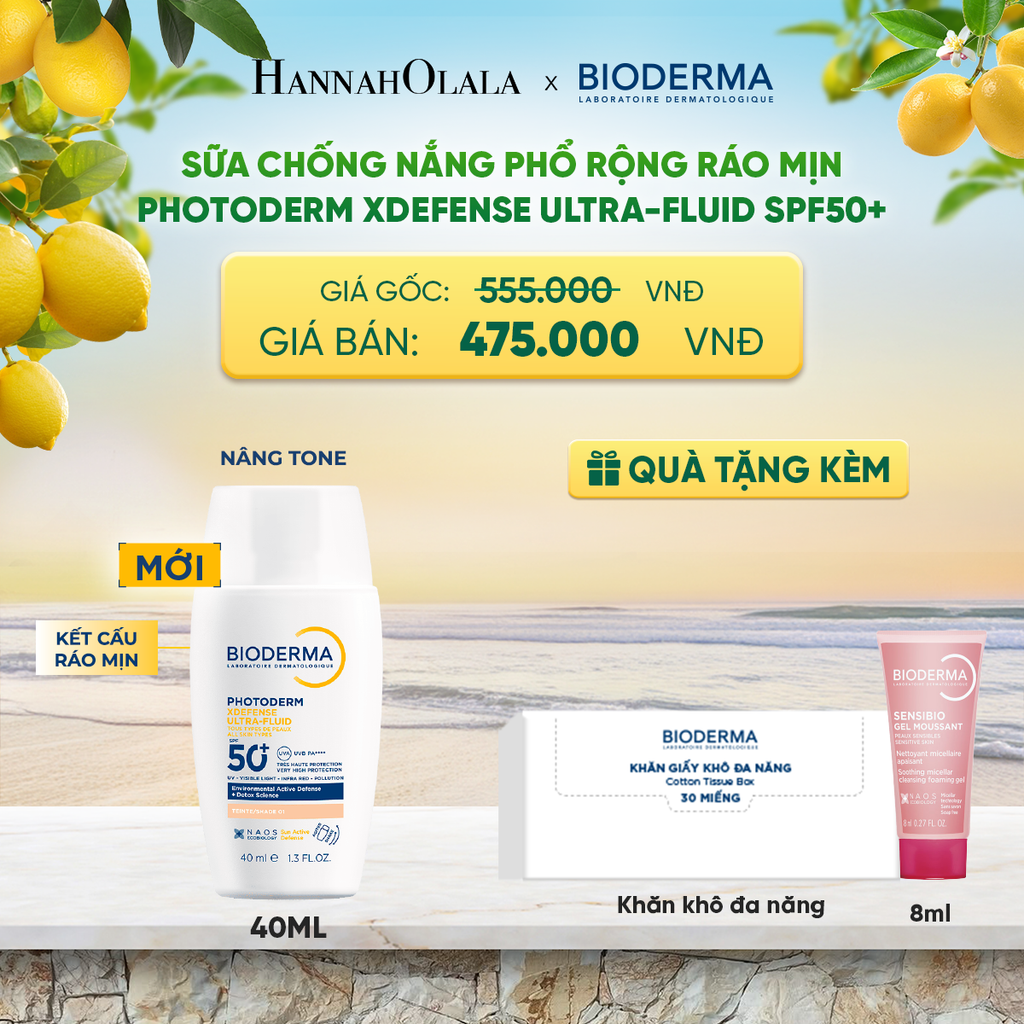  SỮA CHỐNG NẮNG PHỔ RỘNG RÁO MỊN, BẢO VỆ DA TOÀN DIỆN SPF50+ PA++++ (CHỌN MÀU) 