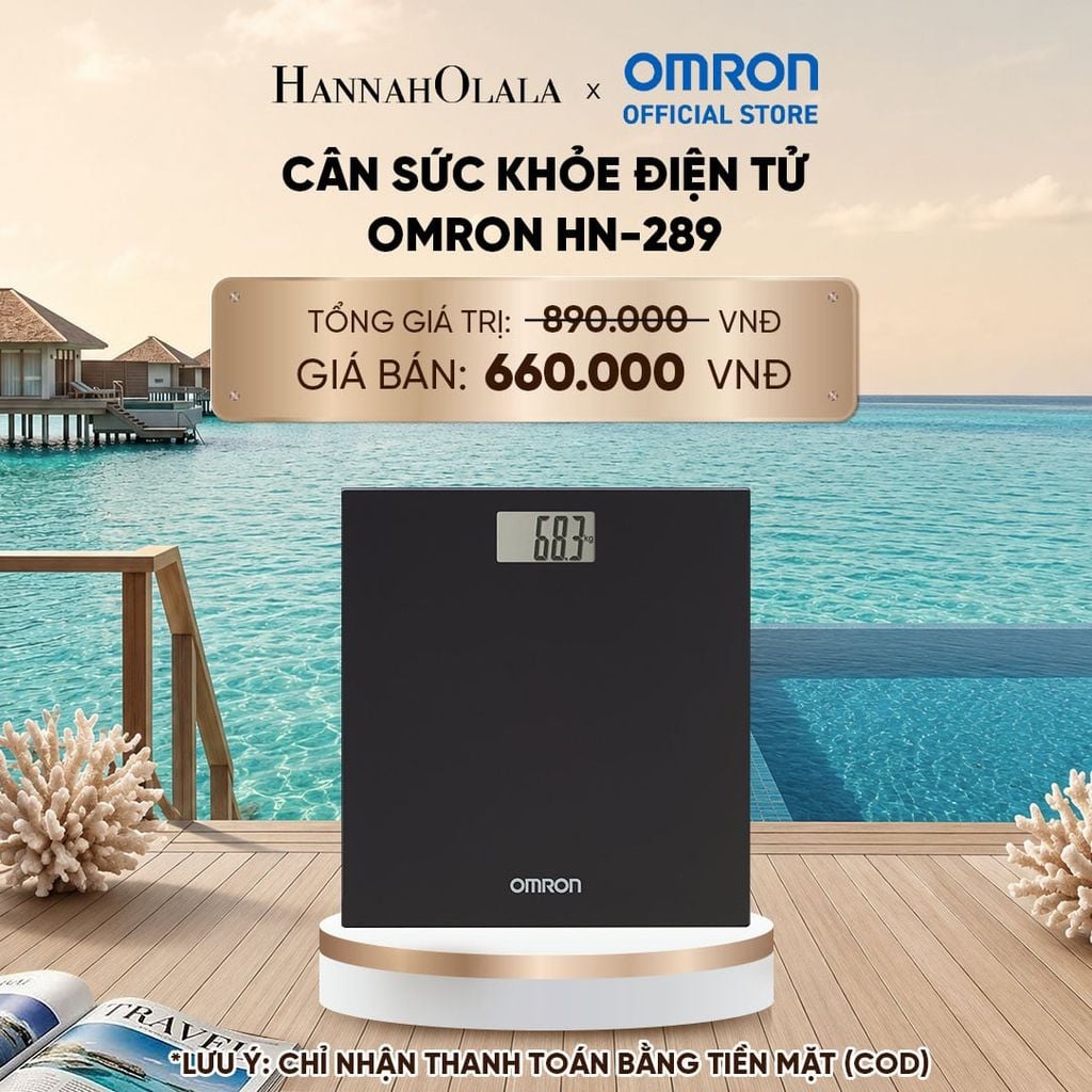  CÂN SỨC KHỎE ĐIỆN TỬ OMRON HN-289_ D1523 