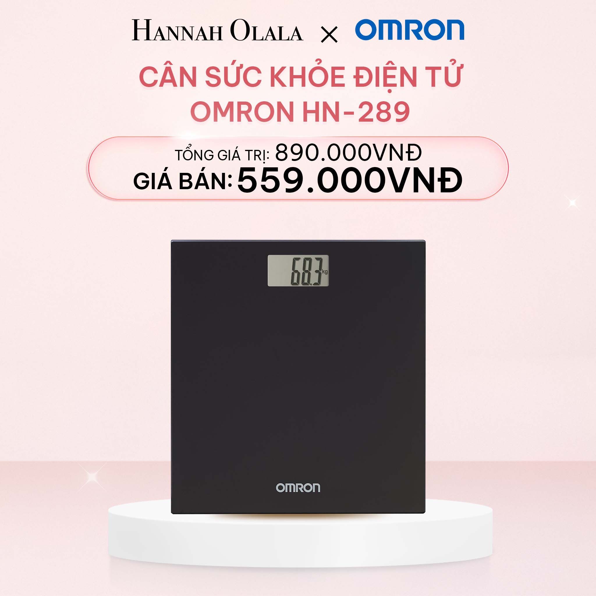  E672_DEAL 6: CÂN SỨC KHỎE ĐIỆN TỬ OMRON HN-289 