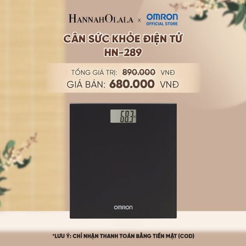  CÂN SỨC KHỎE ĐIỆN TỬ OMRON HN-289 - A2612 