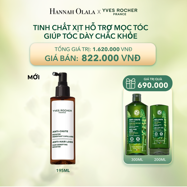  DEAL 13: NEW - TINH CHẤT XỊT MỌC TÓC GIÚP TÓC DÀY CHẮC KHỎE ANTI-HAIR LOSS 