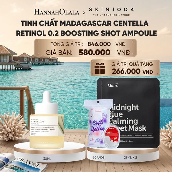 SKIN1004 TINH CHẤT MADAGASCAR CENTELLA RETINOL 0.2 BOOSTING SHOT AMPOULE 30ML (IP04)_ D644 