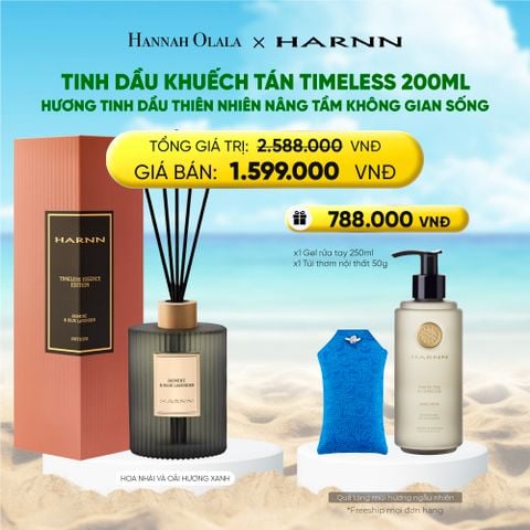  DEAL 13: [HARNN NEW COLLECTION] TINH DẦU KHUẾCH TÁN TIMELESS 200ML HƯƠNG TINH DẦU THIÊN NHIÊN NÂNG TẦM KHÔNG GIAN SỐNG 