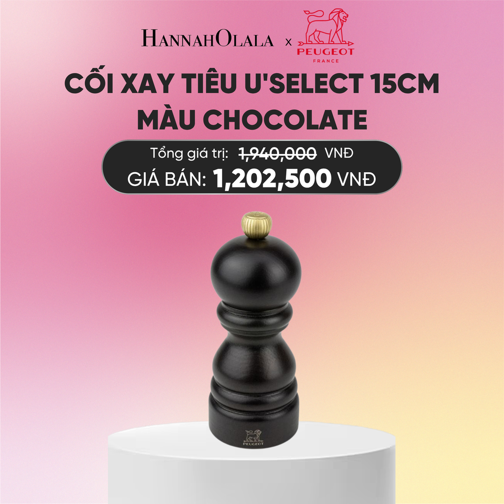  CỐI XAY TIÊU U'SELECT 15CM
MÀU CHOCOLATE 