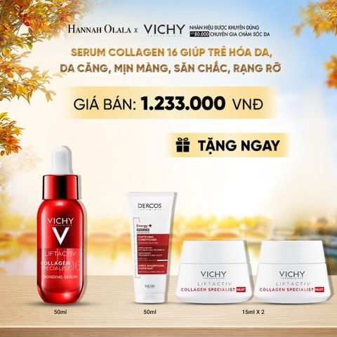  SERUM COLLAGEN 16 GIÚP TRẺ HÓA DA, DA CĂNG, MỊN MÀNG, SĂN CHẮC, RẠNG RỠ 30ML - E637 